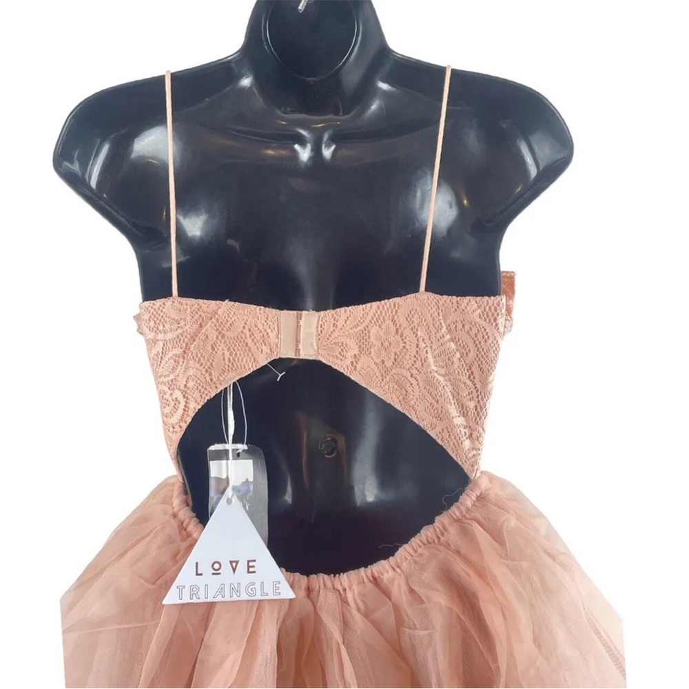 Urban Outfitters Love Triangle Pink Lace Dress-Small, NWT - Picture 8 of 10